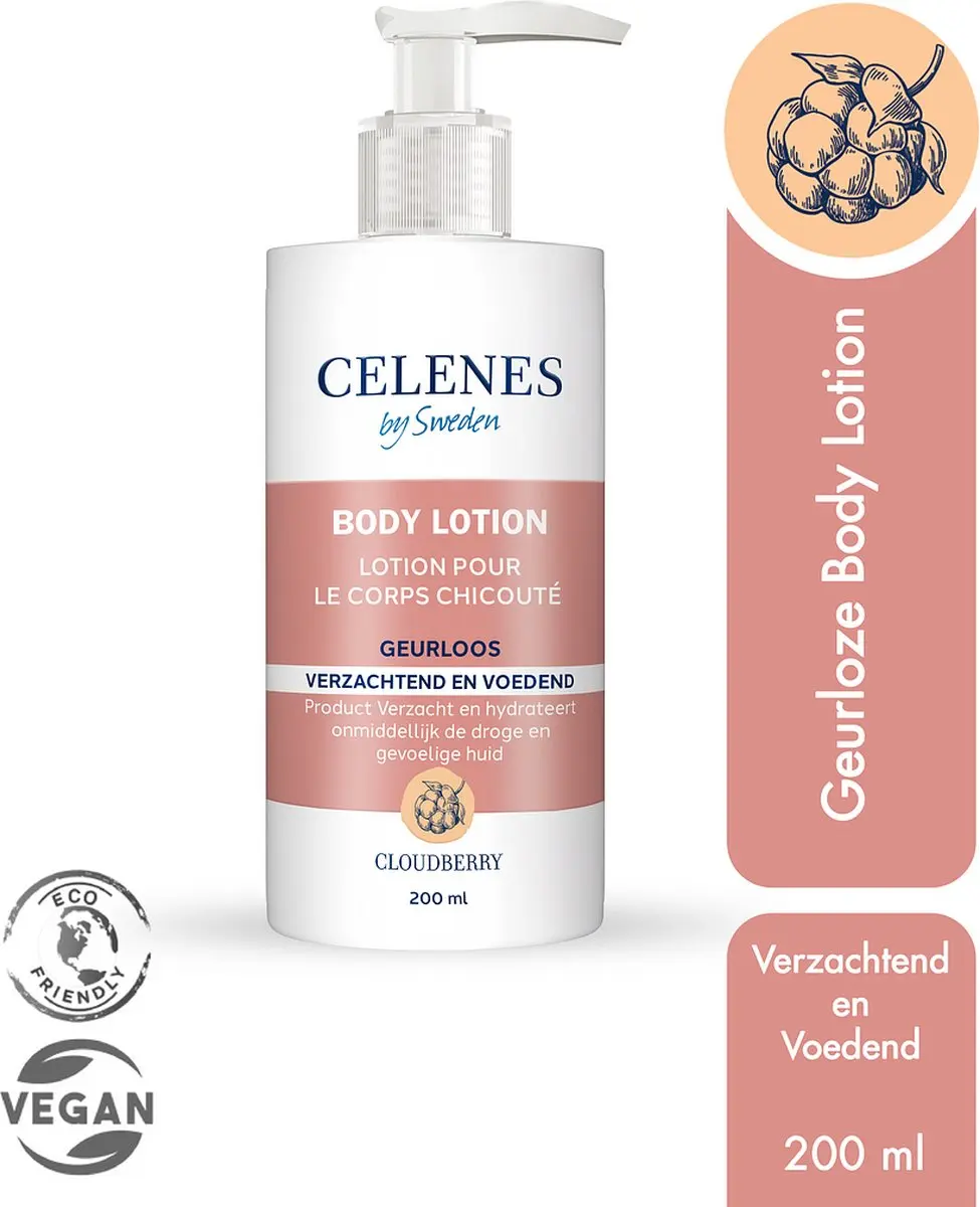 Celenes by Sweden Cloudberry Bodylotion 200ml - Gevoelige huid