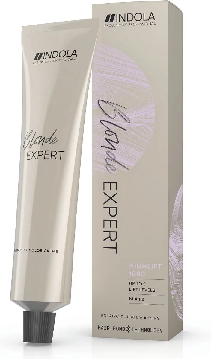 Indola Profession Permanent Caring Color H.1 60ml - Zwart