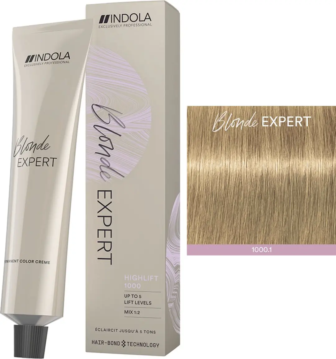 Indola Profession Permanent Caring Color H.1 60ml - Zwart
