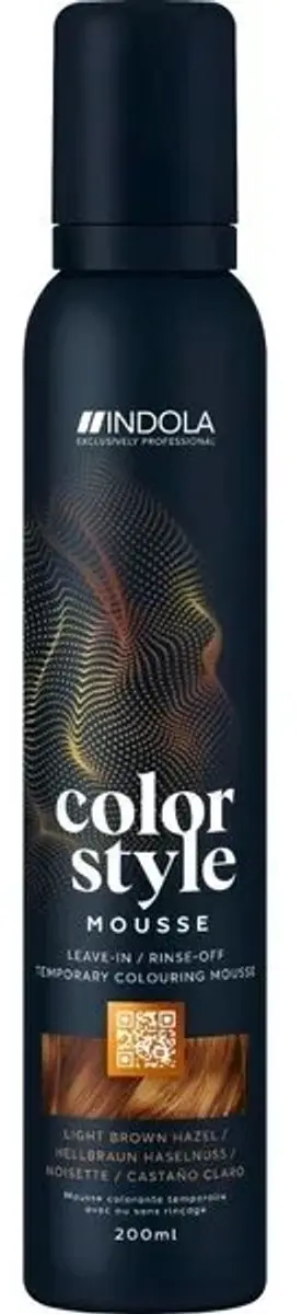 Indola Color Style Mousse Donkerblond 200ml