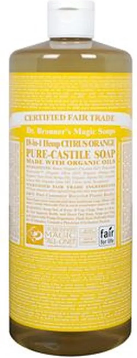 Dr. Bronner's Vloeibare Zeep Citroen/Orange 945ml