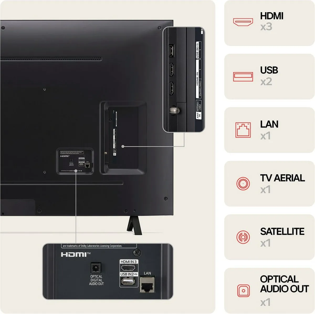 LG 55NANO82T6B 55 inch 4K Nanocell LED TV - Zwart
