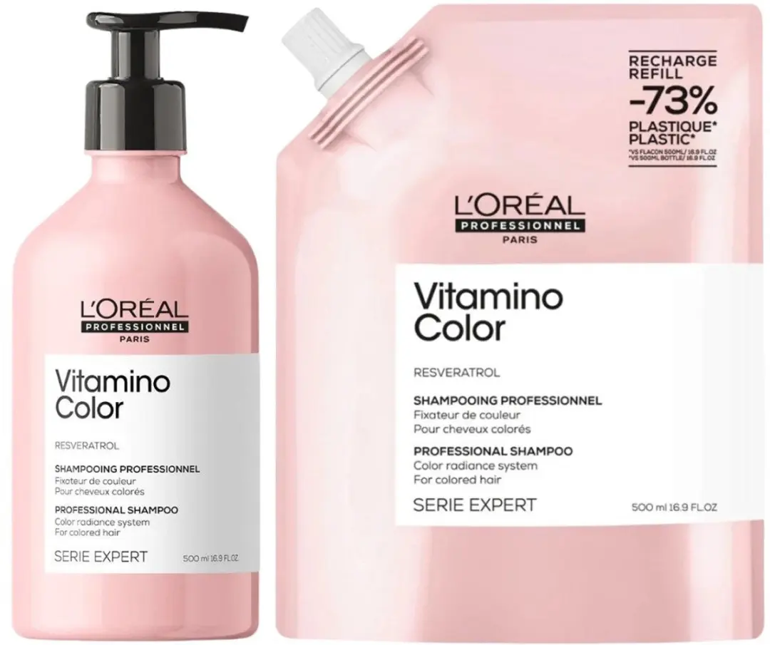 L'Oréal Professionnel Vitamino Color Shampoo Refill Set 2x500ml