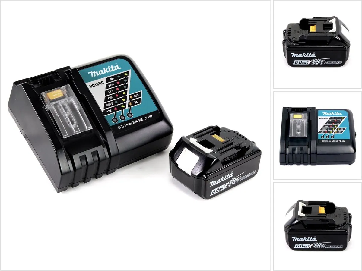 Makita Power Source Kit 18V BL1860B + DC18RC
