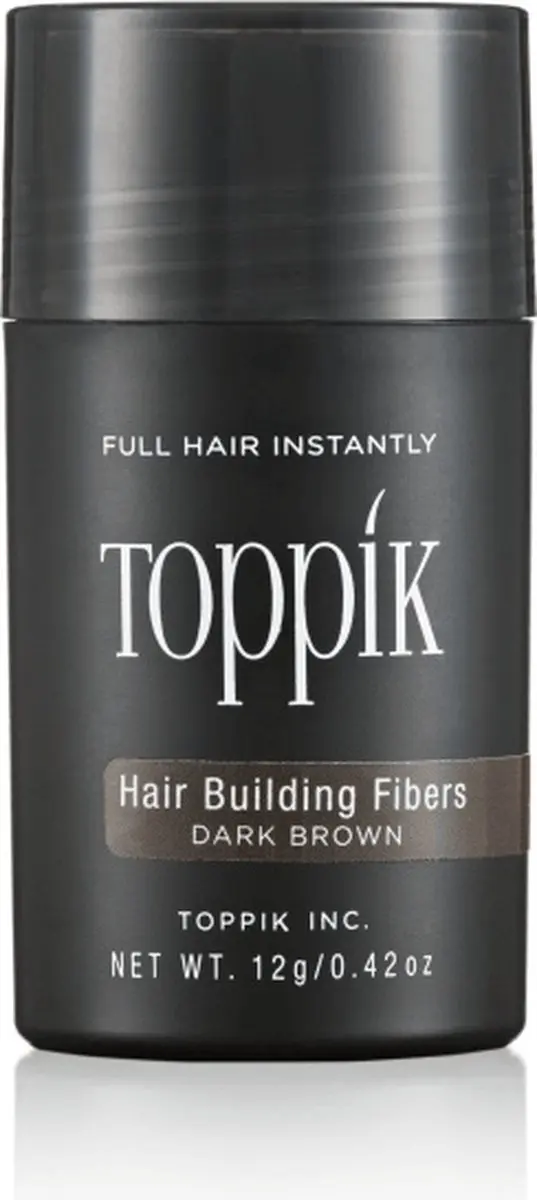 Toppik Haarvezelpoeder Donkerbruin 12g