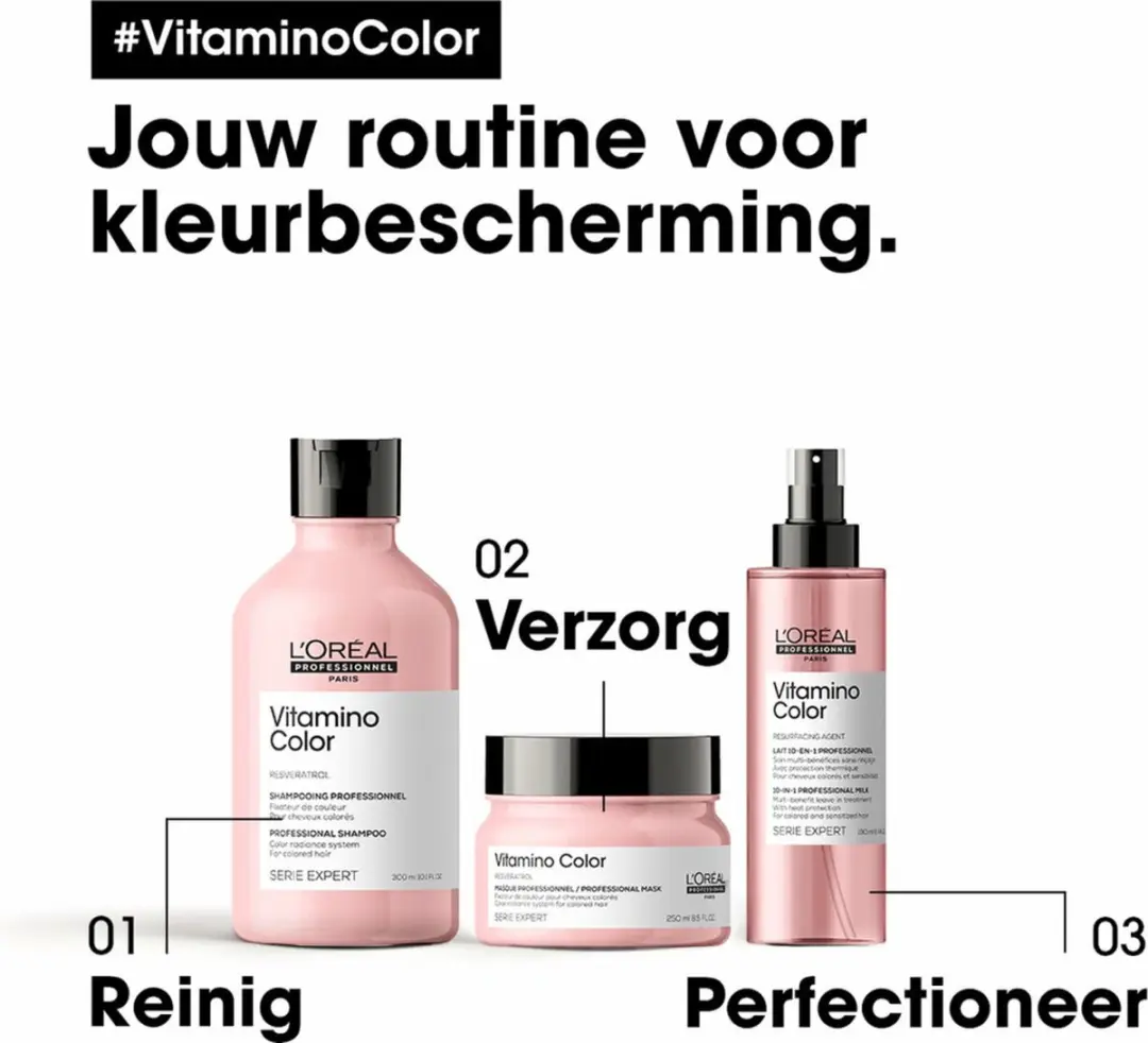 L'Oréal Professionnel Vitamino Color Haarmasker 250ml - 3 Stuks