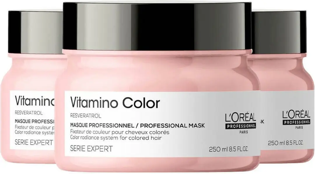 L'Oréal Professionnel Vitamino Color Haarmasker 250ml - 3 Stuks