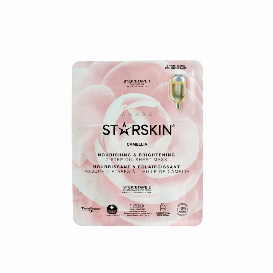 Starskin Camellia 2-Stappen Sheet Mask - 4x25ml Roze