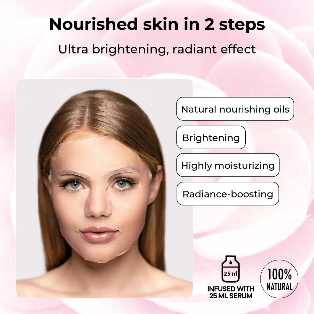 Starskin Camellia 2-Stappen Sheet Mask - 4x25ml Roze