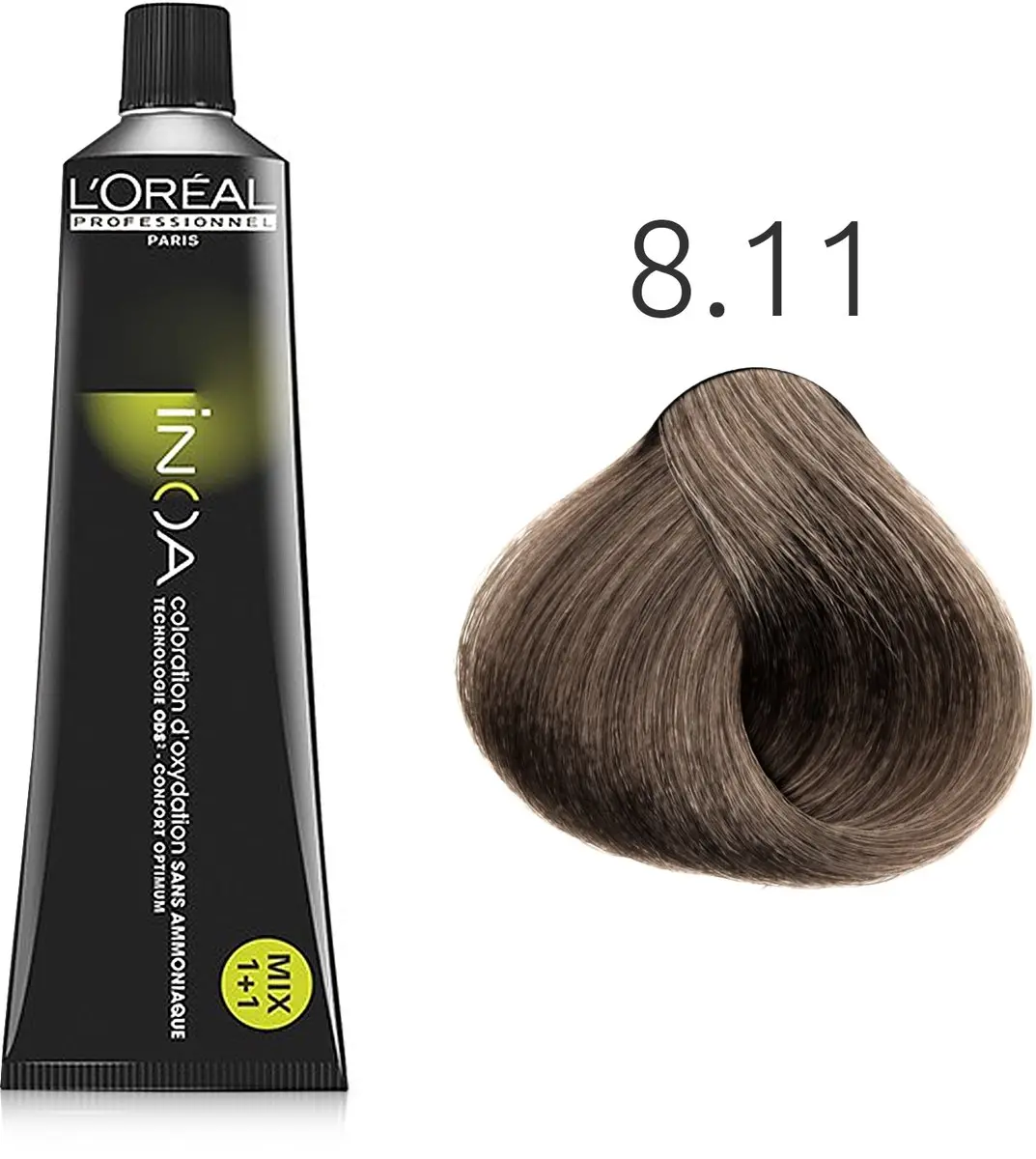 L'Oréal Professionnel iNOA 8.11 Permanent Haarkleuring 60ml - Roze