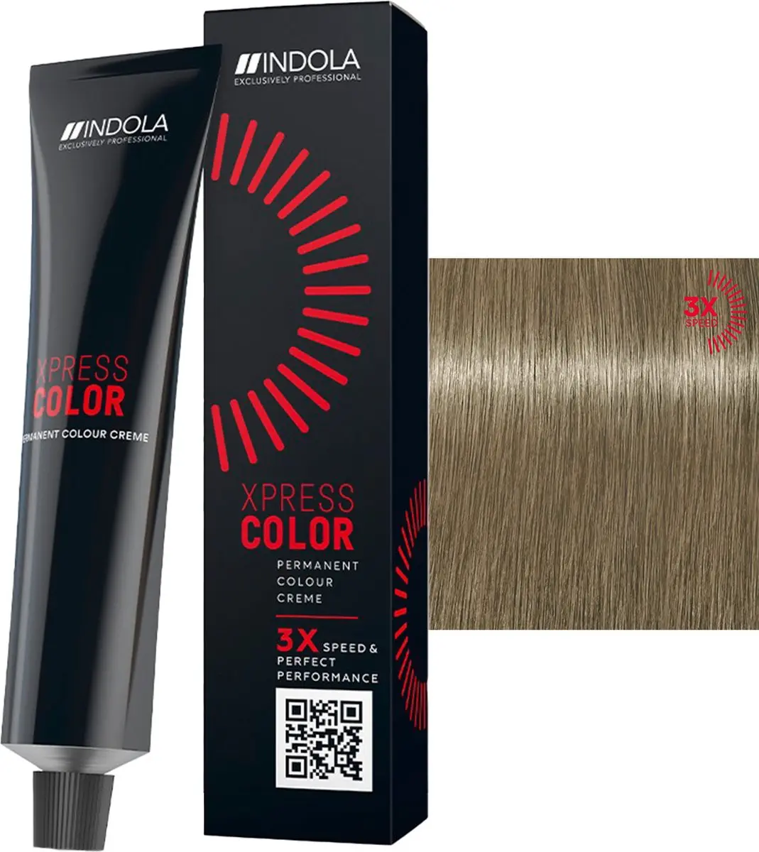 Indola XpressColor 9.1 Permanent Haarkleuring 60ml - Zwart