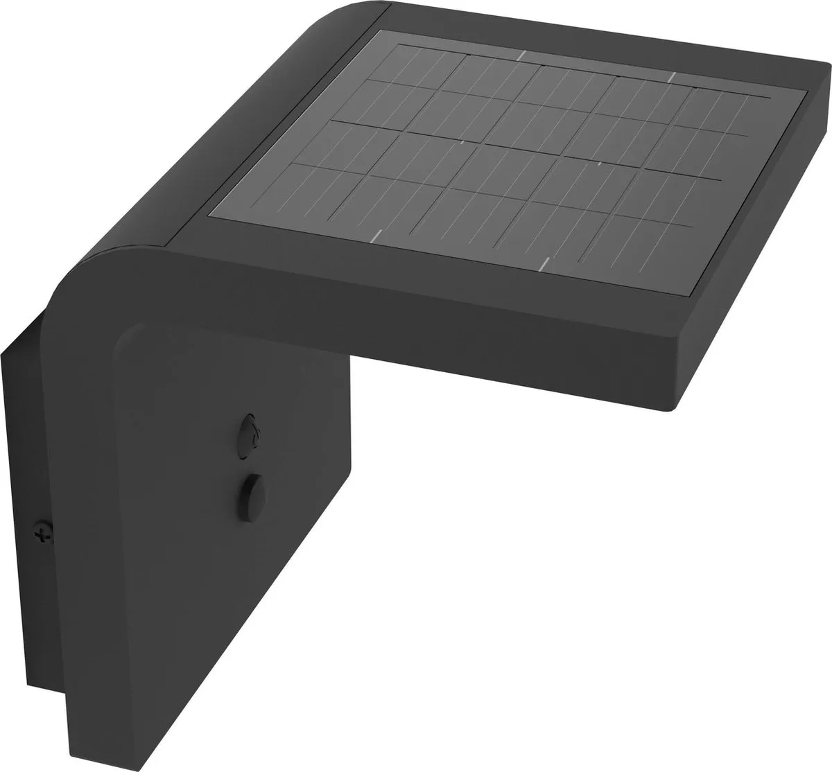 Eglo Spiante Solar Wandlamp LED 14cm - Zwart/Wit