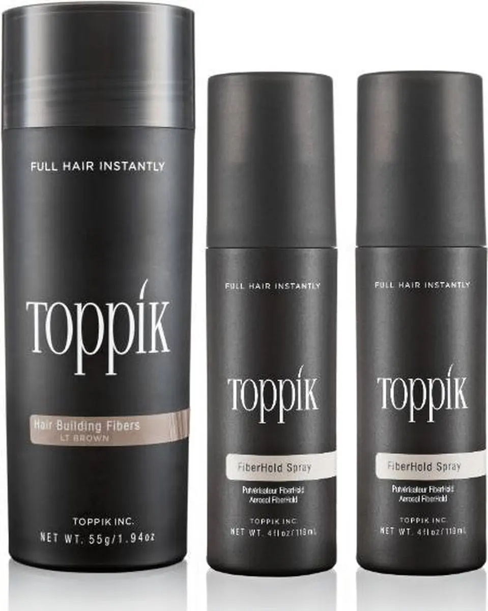 Toppik Hair Fibers Lichtbruin Voordeelset