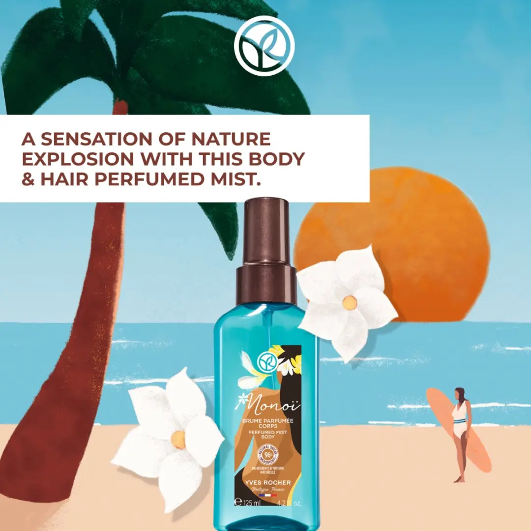 Yves Rocher Monoï Geparfumeerde Lichaamsspray 125ml - afbeelding 6 van 6