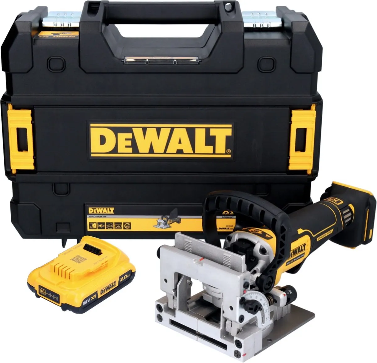 DeWalt DCW682NT Vlakdeuvelfrees 18V - 102x20mm Borstelloos - 2,0Ah - afbeelding 4 van 5