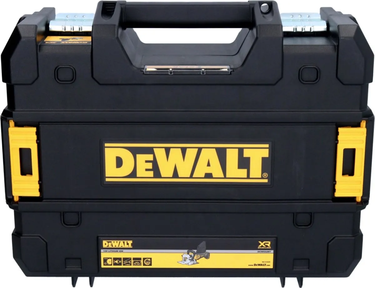 DeWalt DCW682NT Vlakdeuvelfrees 18V - 102x20mm Borstelloos - 2,0Ah - afbeelding 2 van 5