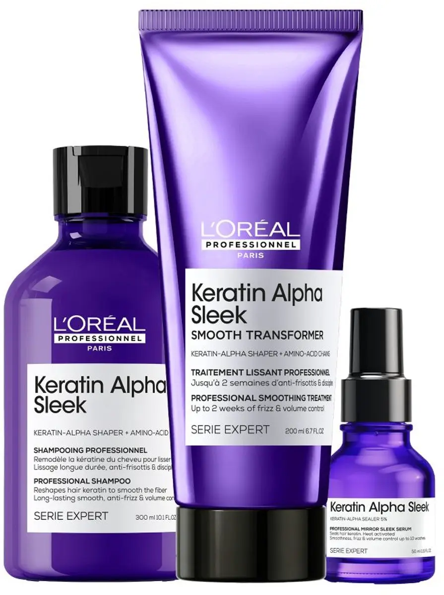 L'Oréal Professionnel Keratin Alpha Sleek Trio Set