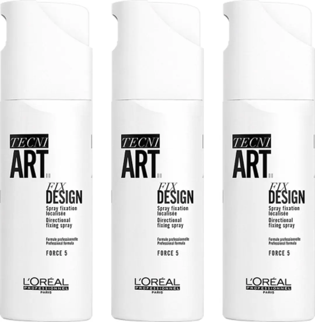 L'Oréal Professionnel Tecni.ART Fix Design Spray 600ml - 3 Stuks