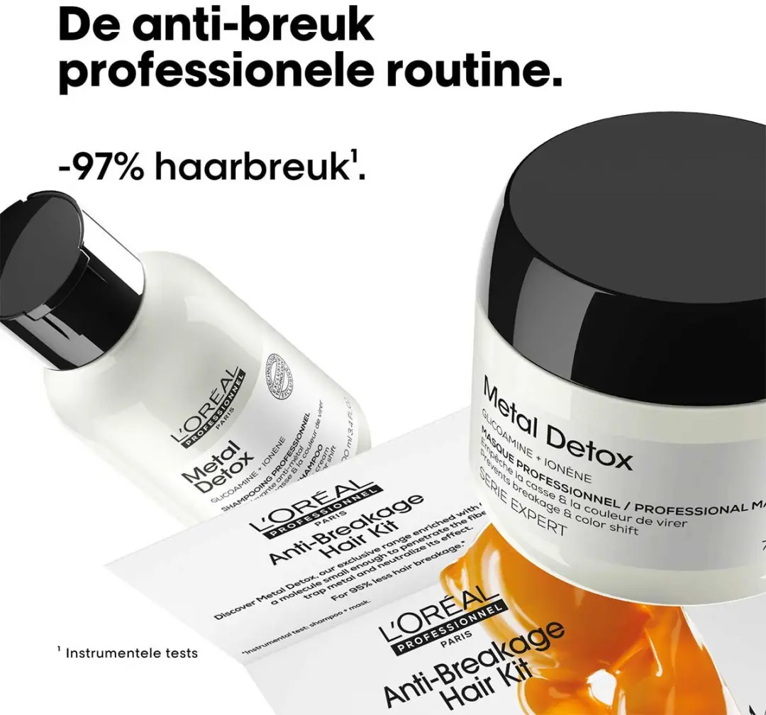 L'Oréal Professionnel Metal Detox Discovery Duo Set - Masker & Shampoo 175ml