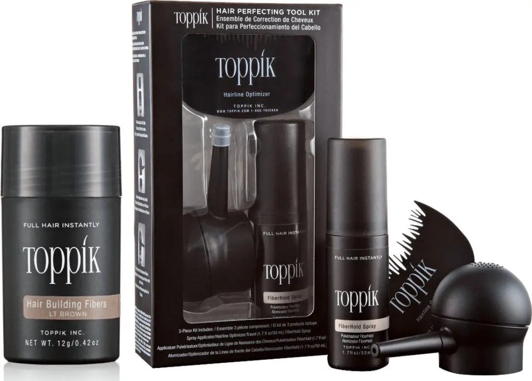 Toppik Hair Fibers Starterset Lichtbruin