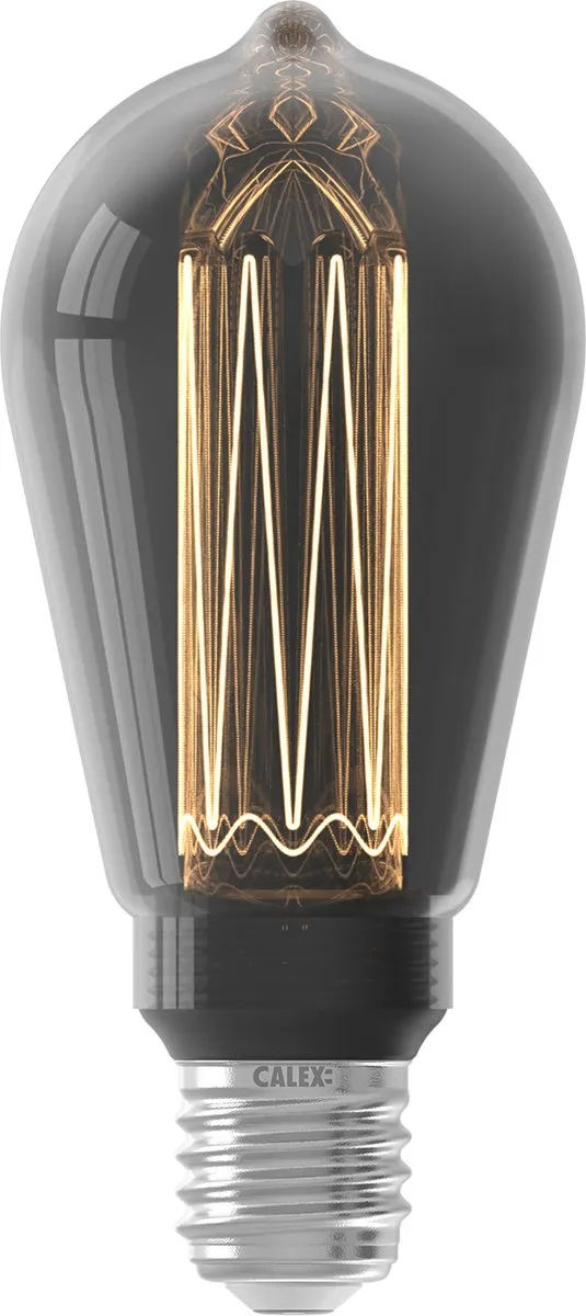 Calex Crown Series LED Lamp E27 Rookglas