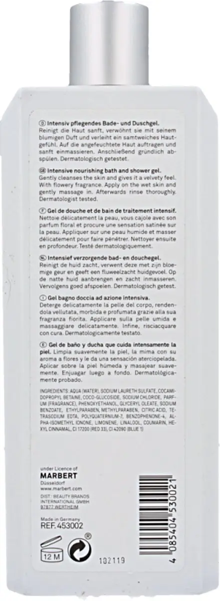 Marbert Bath & Body Classic Bad- & Douchegel 400ml