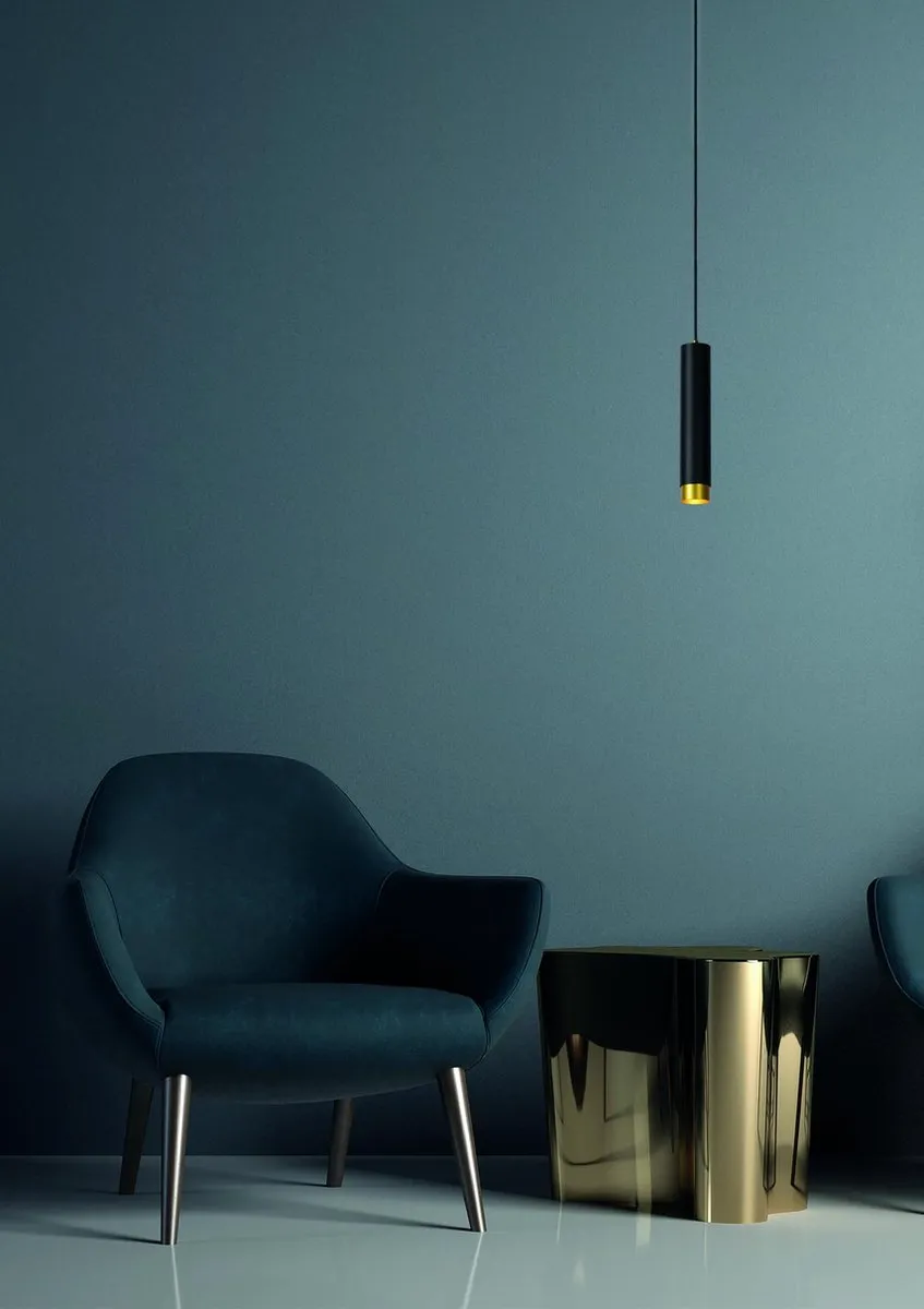 Lucide Floris Hanglamp Ø30cm - 1xGU10 - Zwart