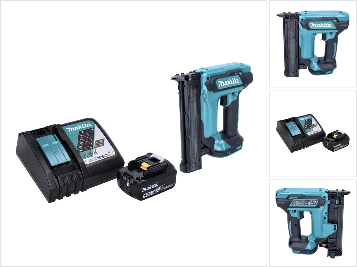 Makita DFN 350 RG1 Staande Spijkermachine 18V