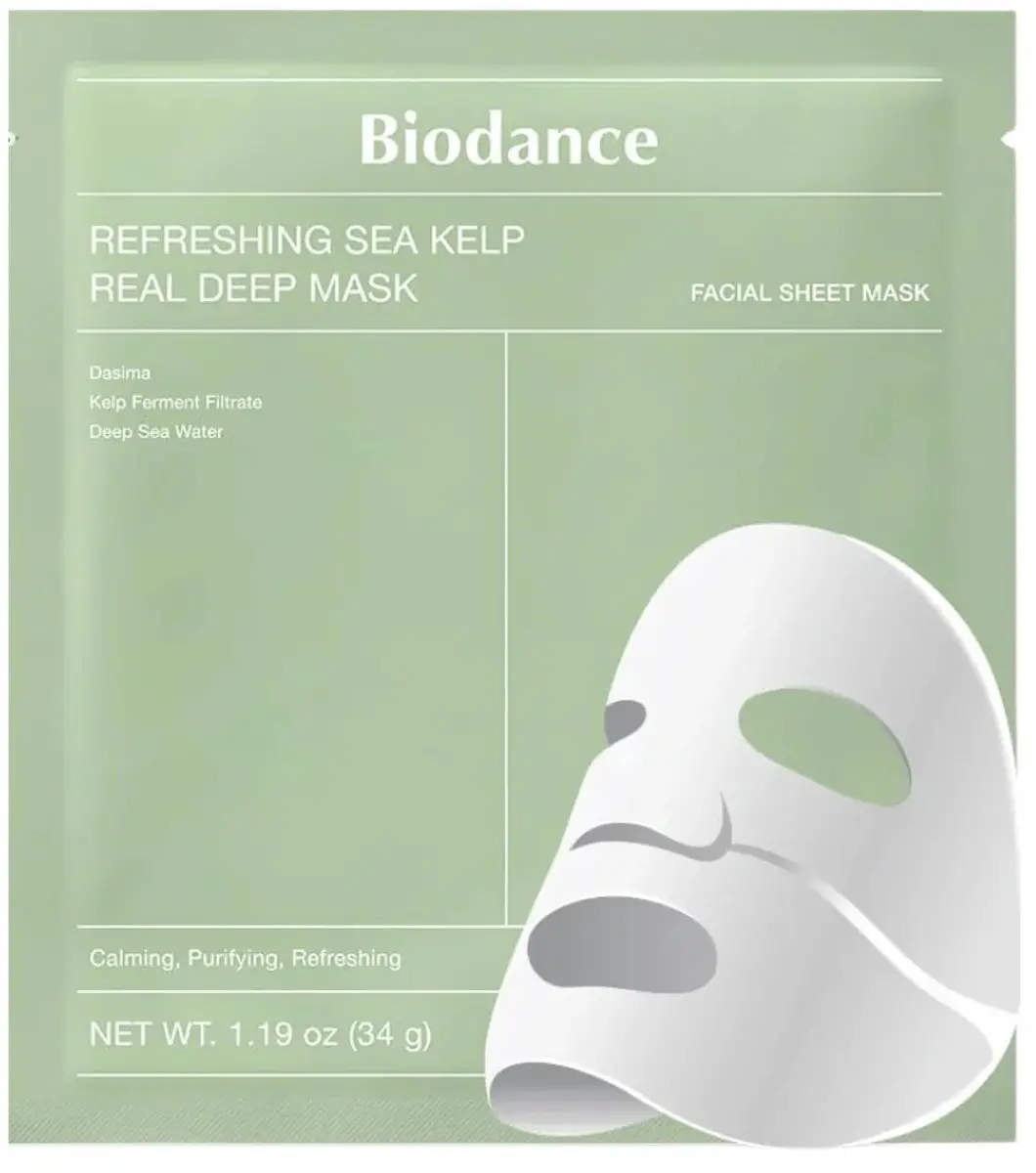 Biodance Refreshing Sea Kelp Real Deep Mask 34g