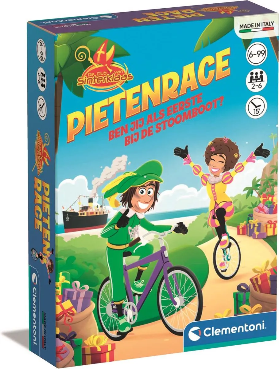 Clementoni De Club van Sinterklaas Ganzenbord - 2-6 Spelers