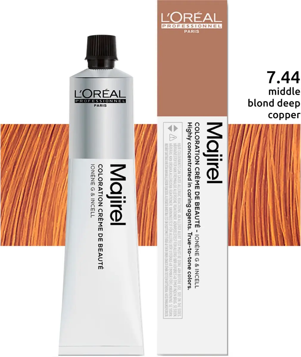 L'Oréal Professionnel Majirel Haarverf 50ml - Kleur 7.44
