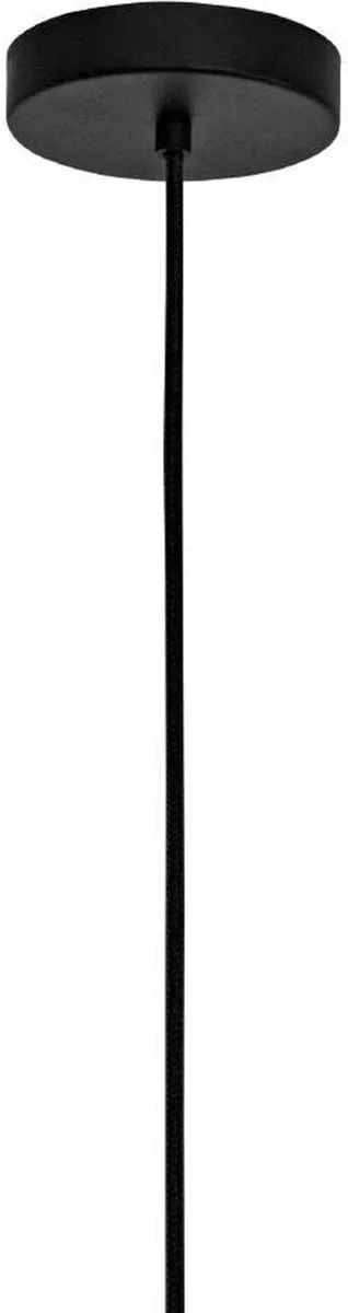 Eglo Alderney Hanglamp E27 - Ø30cm - Zwart/Bruin - afbeelding 6 van 6