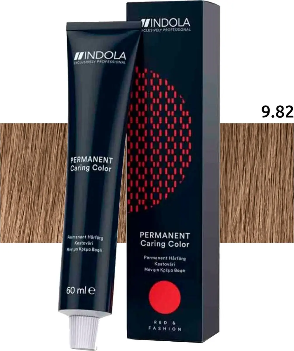 Indola Profession Caring Color 9.82 Permanent Haarkleuring 60ml - Blond