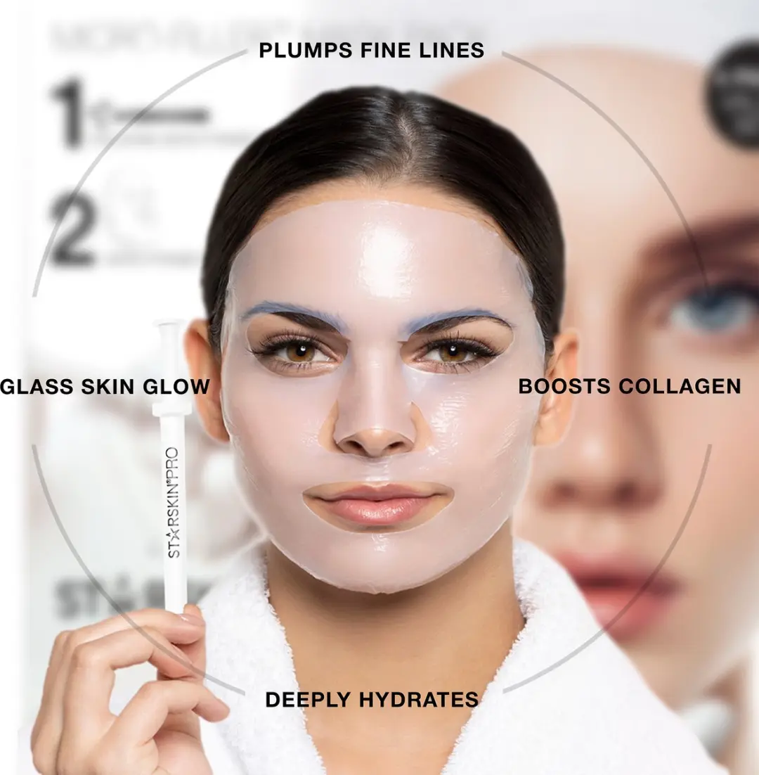 Starskin 2-Stappen Micro-Filler Sheet Mask - 30g Roze