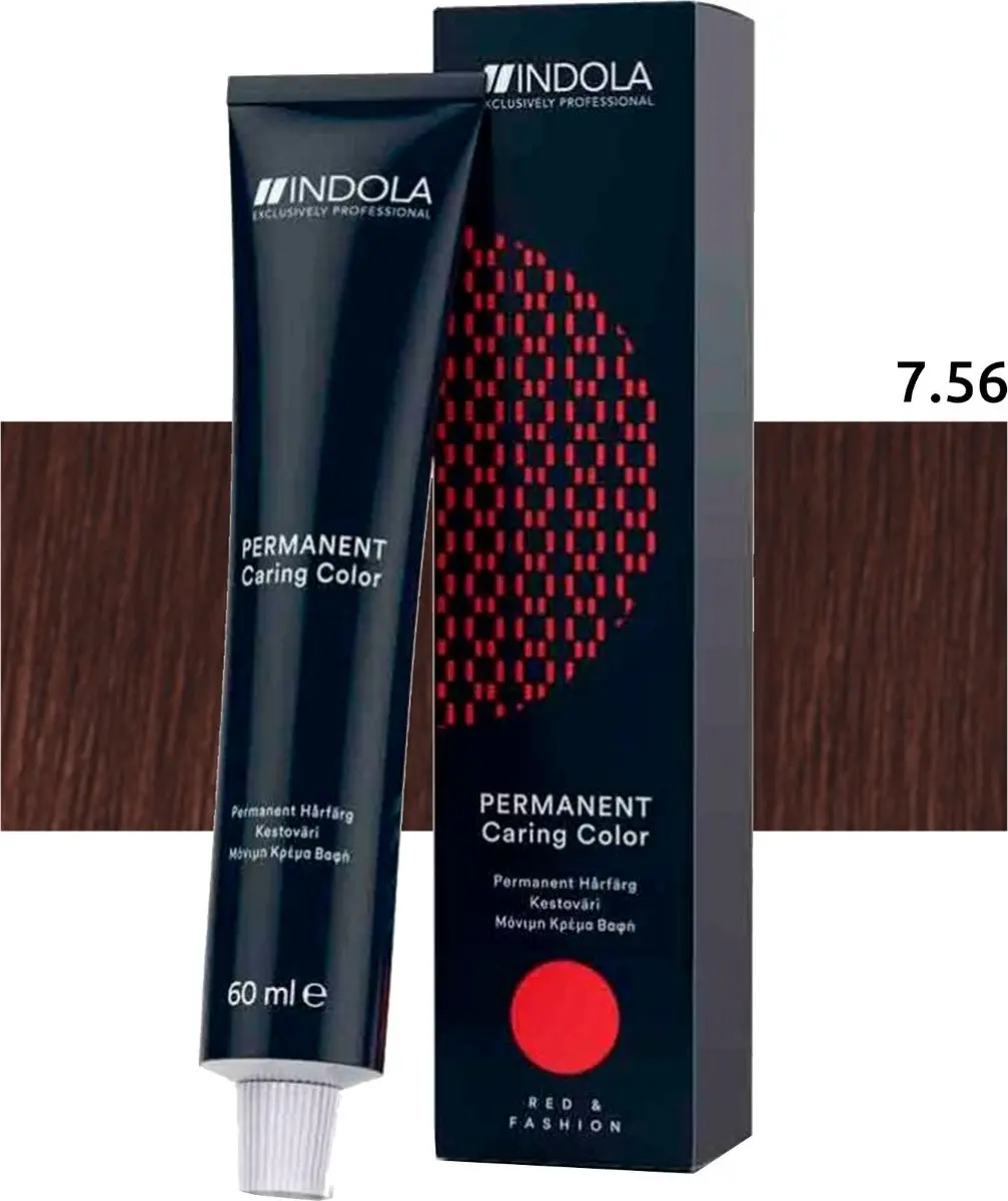 Indola Profession Permanent Caring Color 7.56 60ml