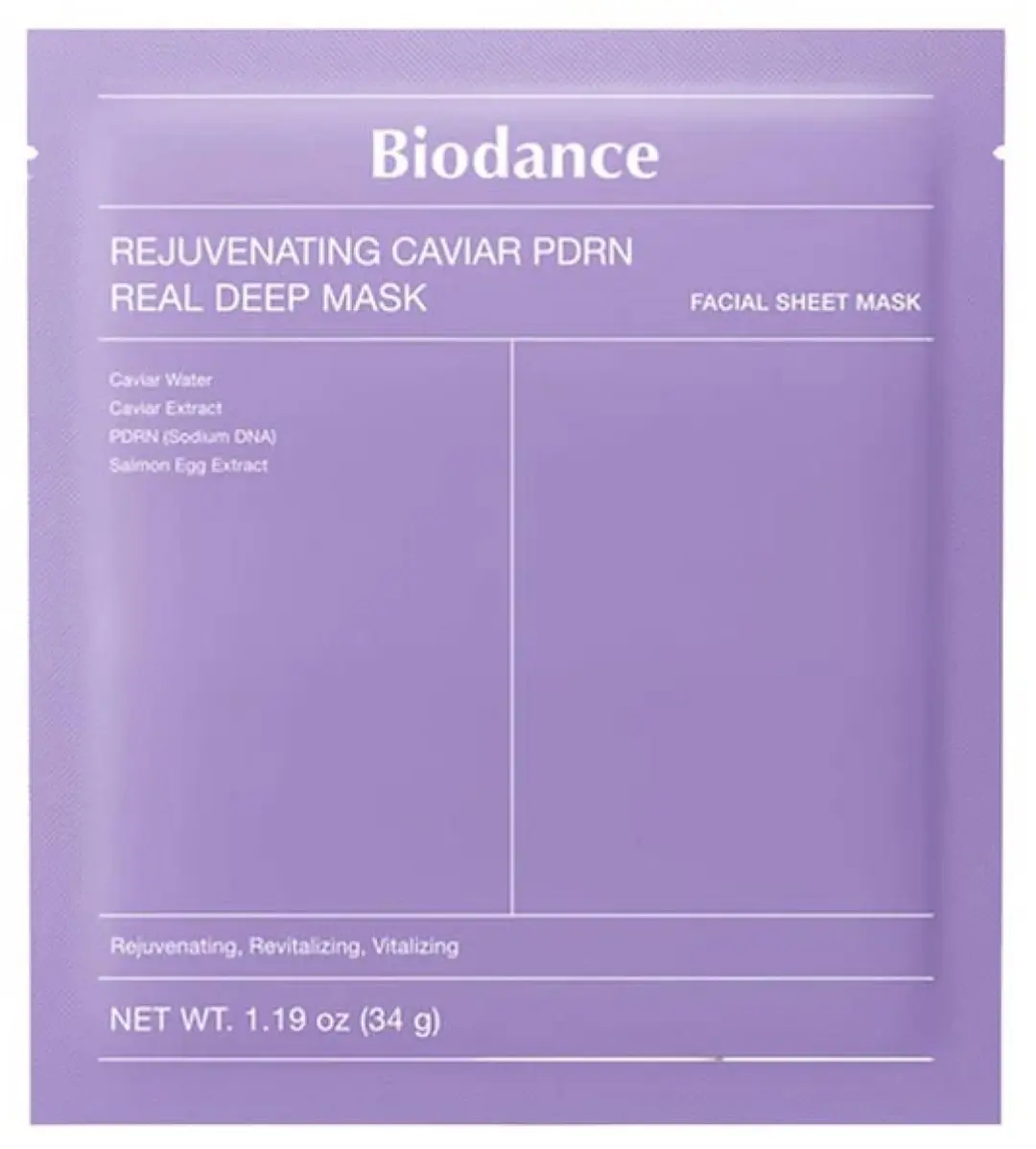 Biodance Rejuvenating Caviar PDRN Real Deep Mask 34ml