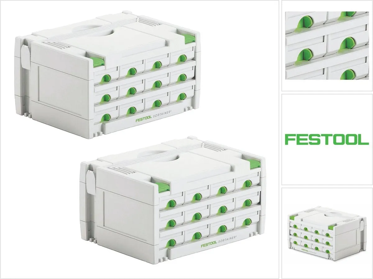 Festool Sortainer SYS 3-SORT/12 Set