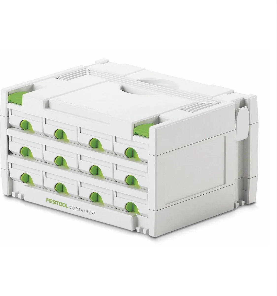 Festool Sortainer SYS 3-SORT/12 Set - 2x Koffer - 12 Vakken - Grijs