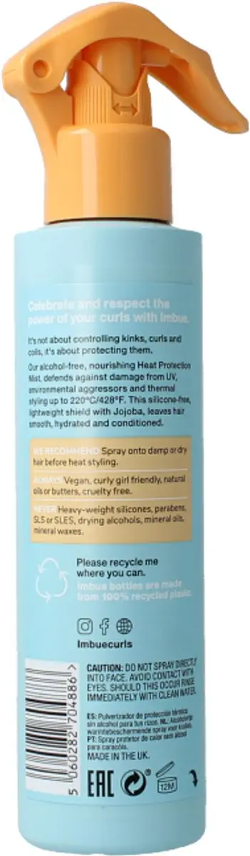 Imbue Curl Defending Heat Protection Mist 200ml