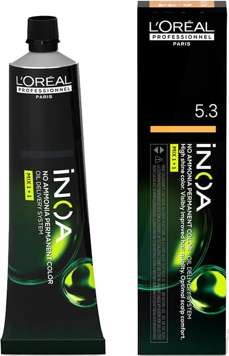 L'Oréal Professionnel Inoa 5.3 Licht Goudbruin Permanent Haarkleur 60g