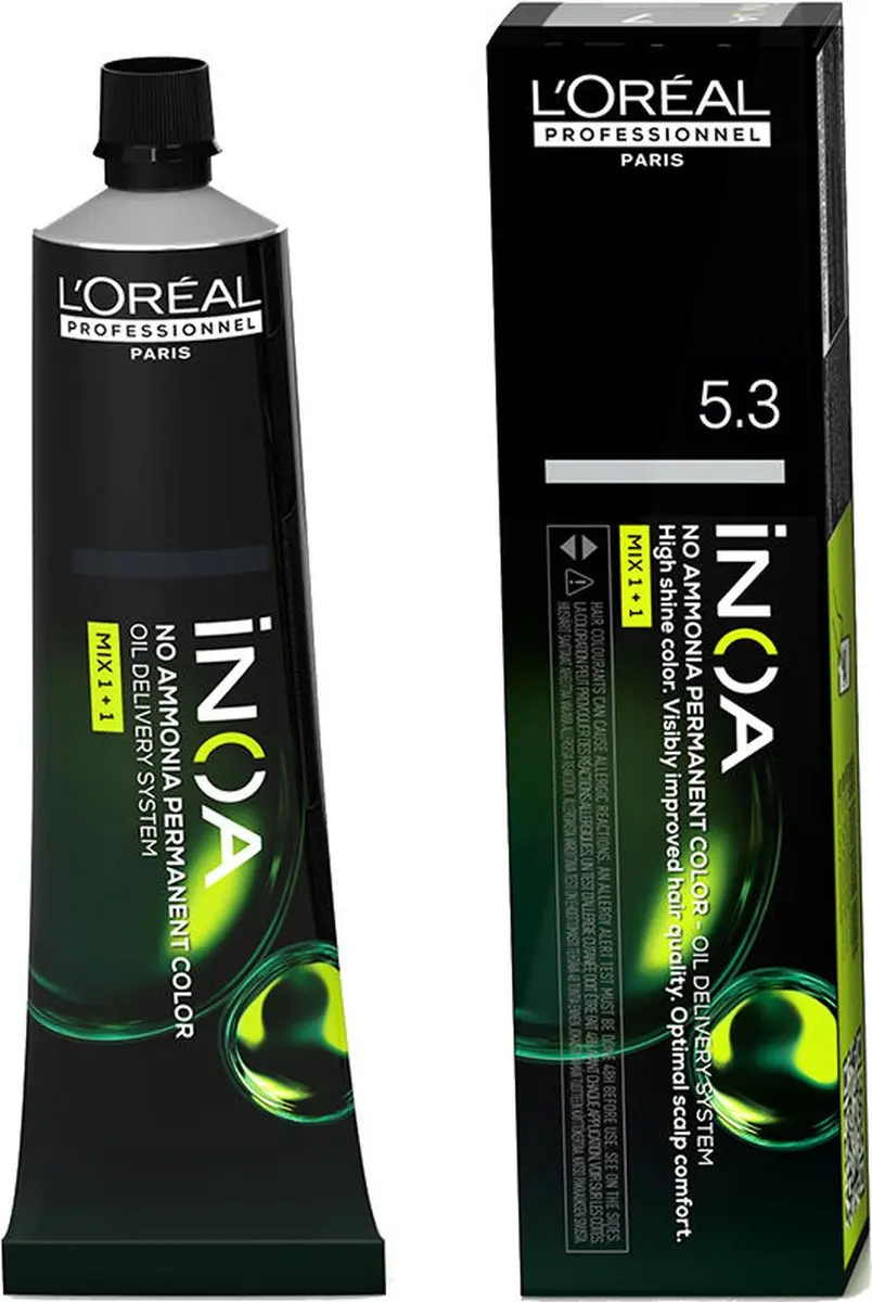 L'Oréal Professionnel Inoa 5.3 Licht Goudbruin Permanent Haarkleur 60g