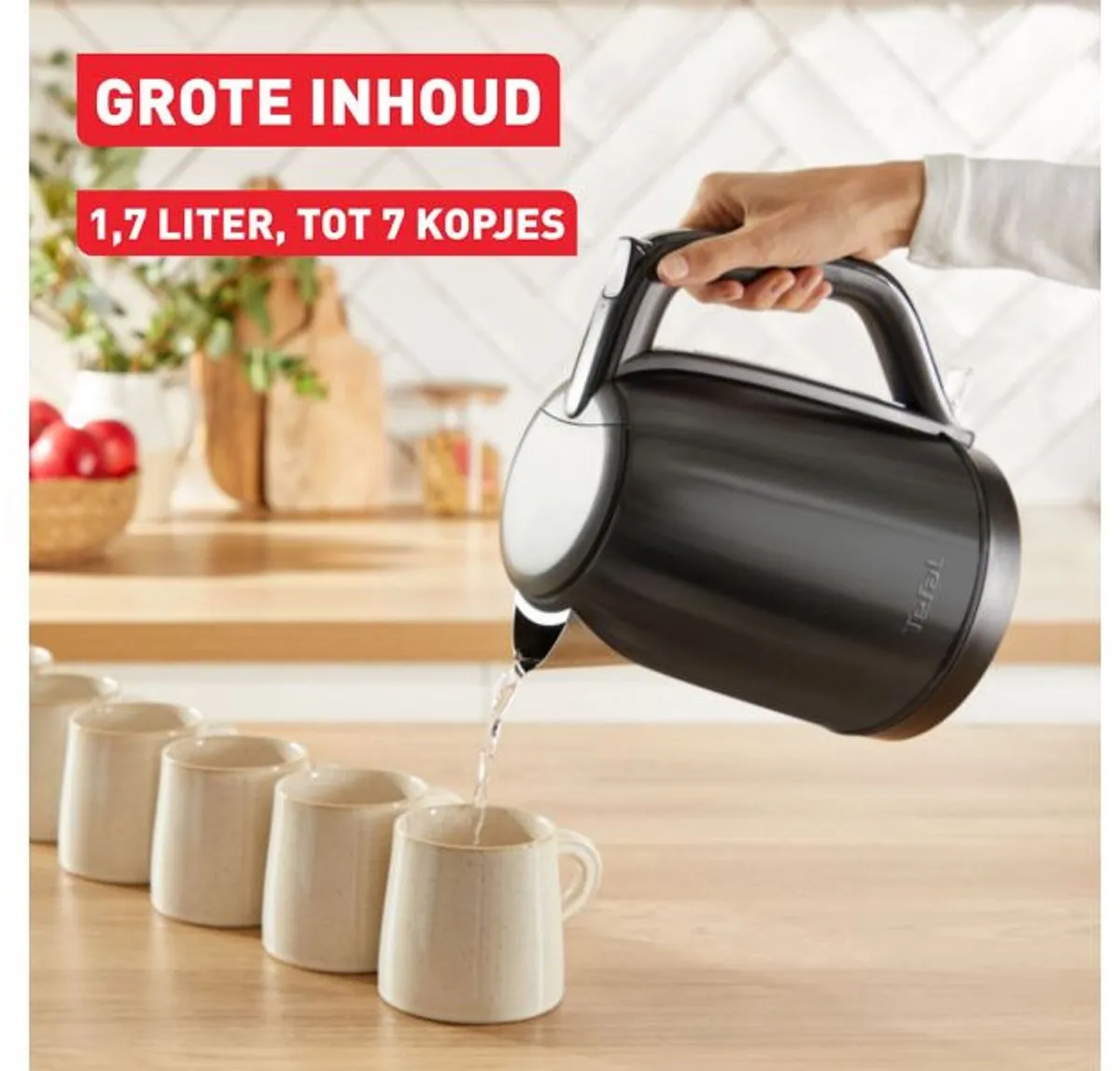 Tefal Subito KO5S08E0 Elektrische Waterkoker 2400W - 1,7L