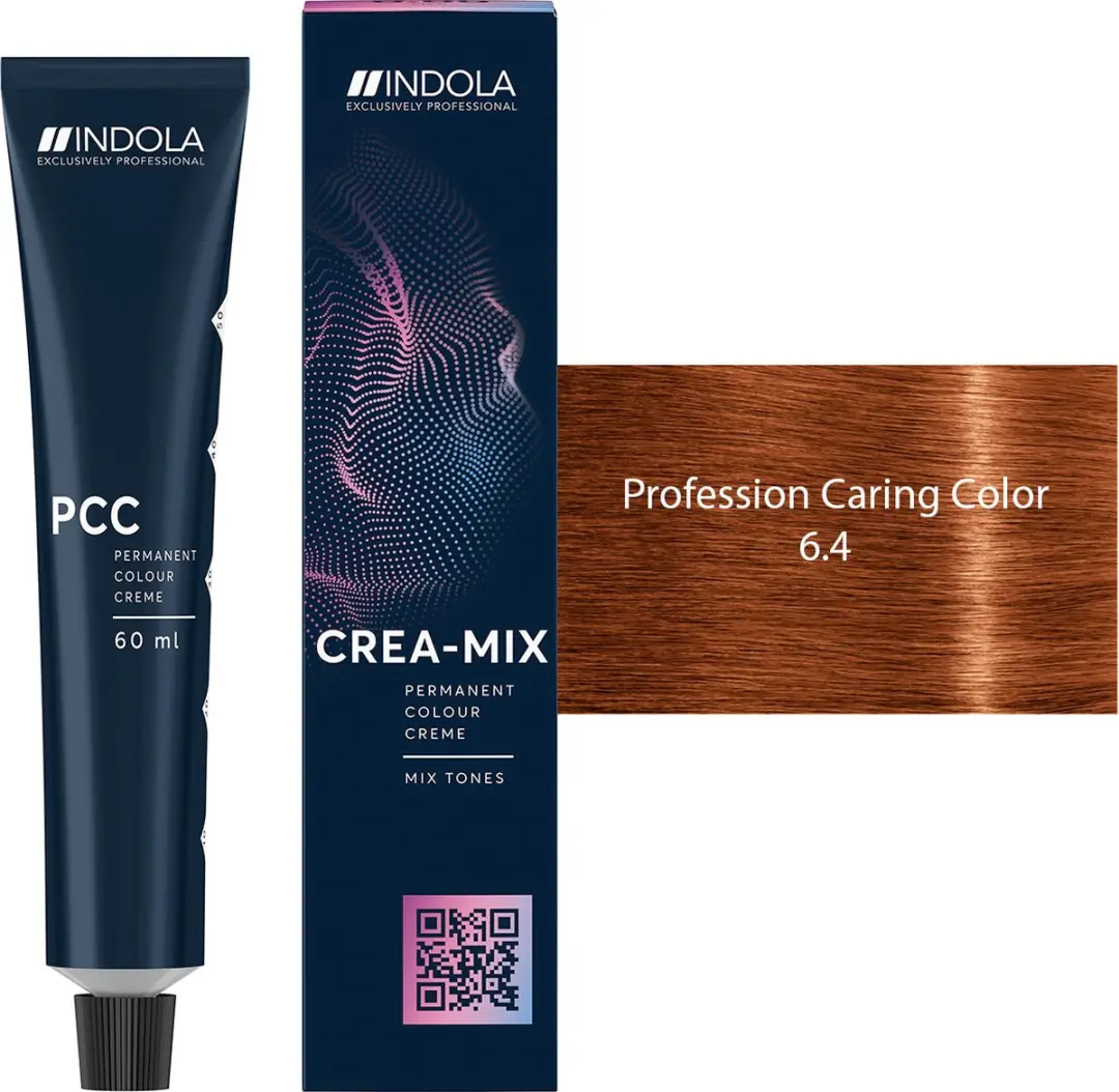 Indola Profession Permanent Caring Color 6.4 Rood 60ml