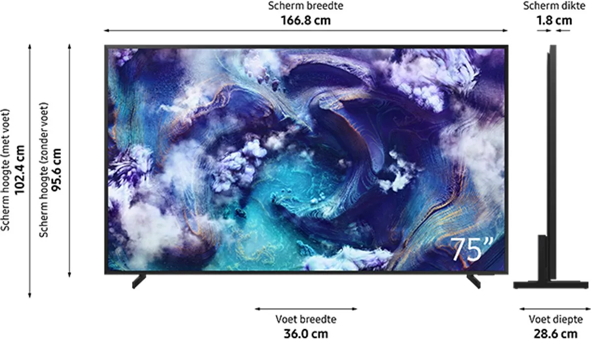 Samsung QE75QN900F 8K Neo QLED TV - 75 inch - Zwart - afbeelding 6 van 6