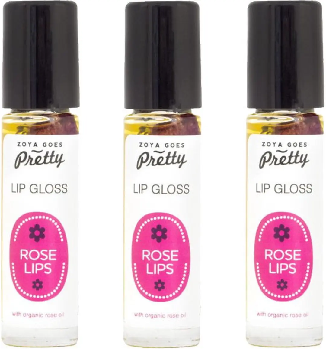 Zoya Goes Pretty Lip Gloss Rose Lips