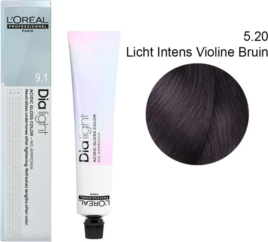 L'Oréal Professionnel Dia Light Haarverf 5.20 Roze - 150ml
