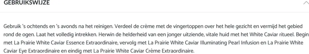 La Prairie White Caviar Crème Extraordinaire Dagcrème 60ml