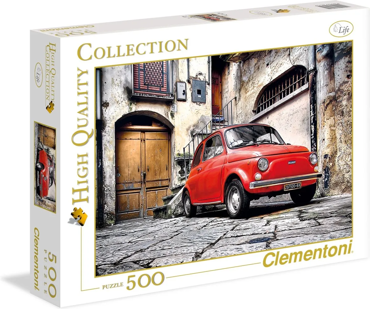 Clementoni Puzzel Italiaanse Oldtimer 500 Stuks - High Quality Collection