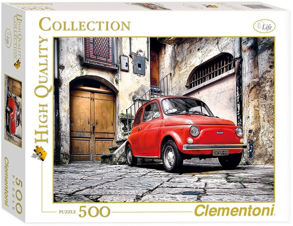 Clementoni Puzzel Italiaanse Oldtimer 500 Stuks - High Quality Collection - afbeelding 6 van 6