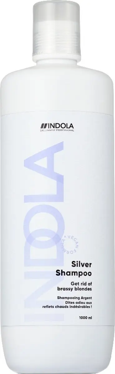 Indola Silver Shampoo 1L - Voor geblondeerd/gekleurd haar